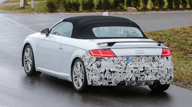 Audi TT spy - roadster rear quarter