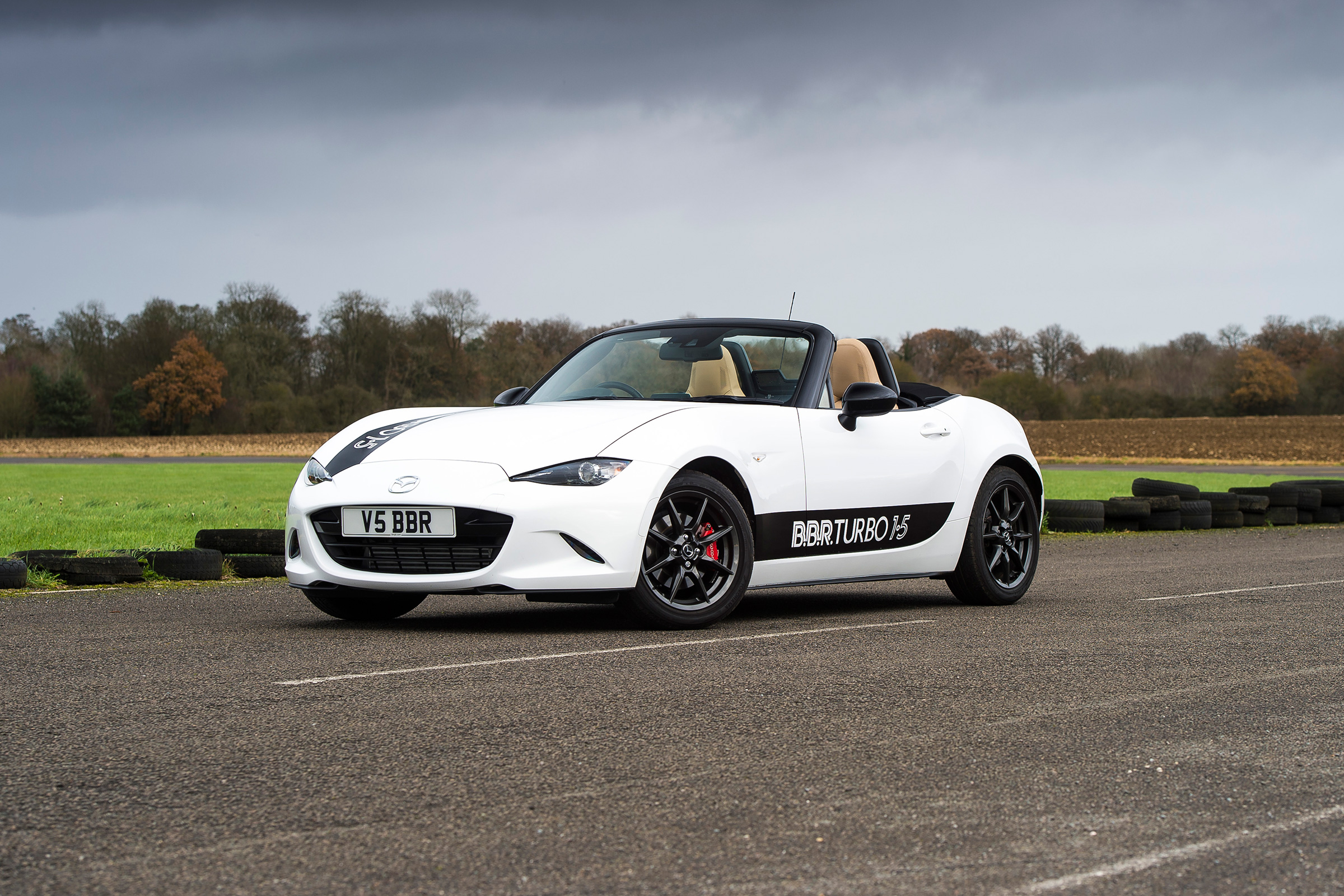 Mazda MX-5 BBR 1.5-litre turbo upgrade –  front quarter 