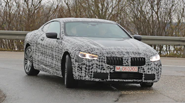 BMW 8-series spy - front