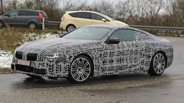 BMW 8-series spy - front quarter