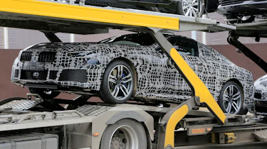 BMW 8-series spy - front
