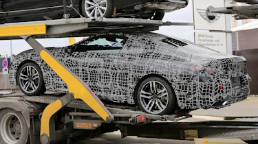 BMW 8-series spy - side