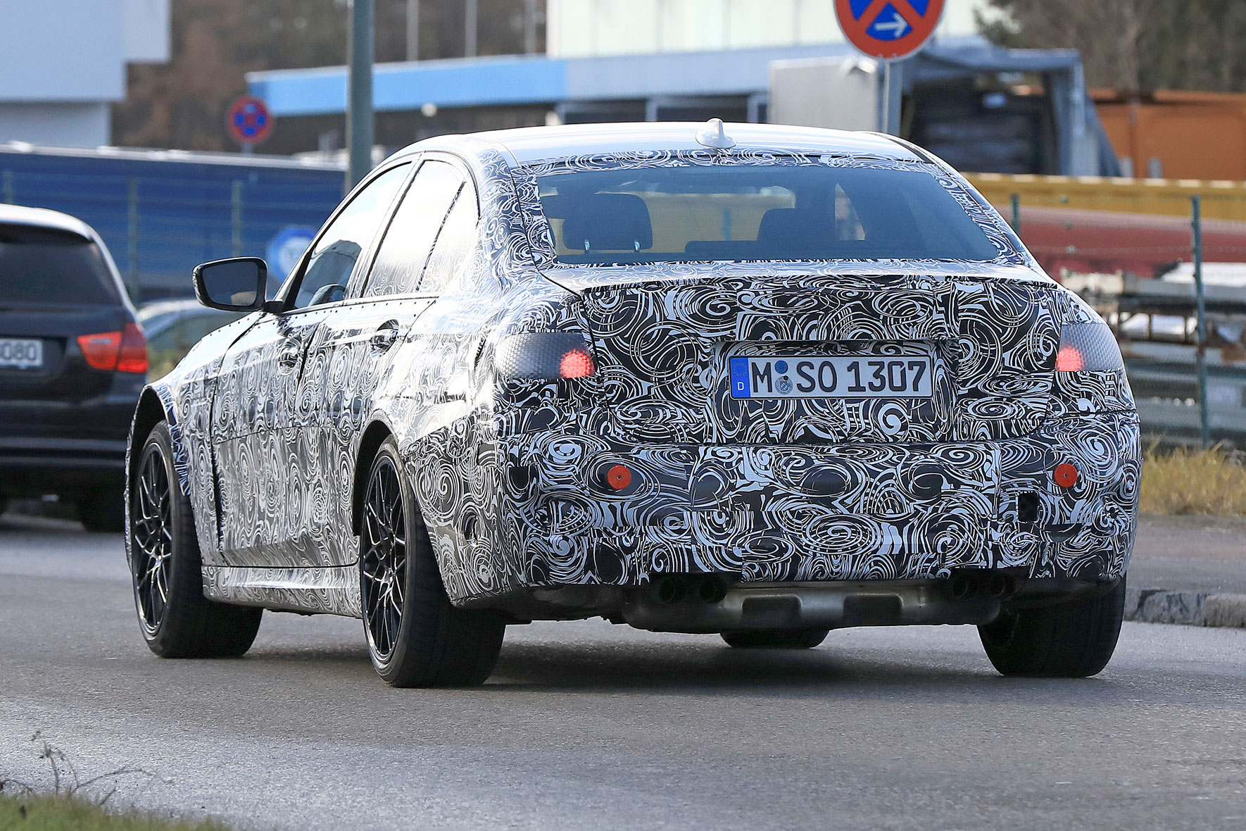 2020 BMW M3 (G80) - rear