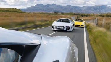 McLaren 540C, Porsche 911 Turbo, Audi R8