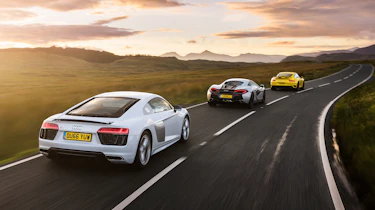 McLaren 540C, Porsche 911 Turbo, Audi R8