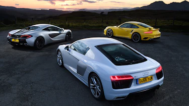 McLaren 540C, Porsche 911 Turbo, Audi R8