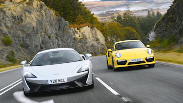 McLaren 540C & Porsche 911 Turbo