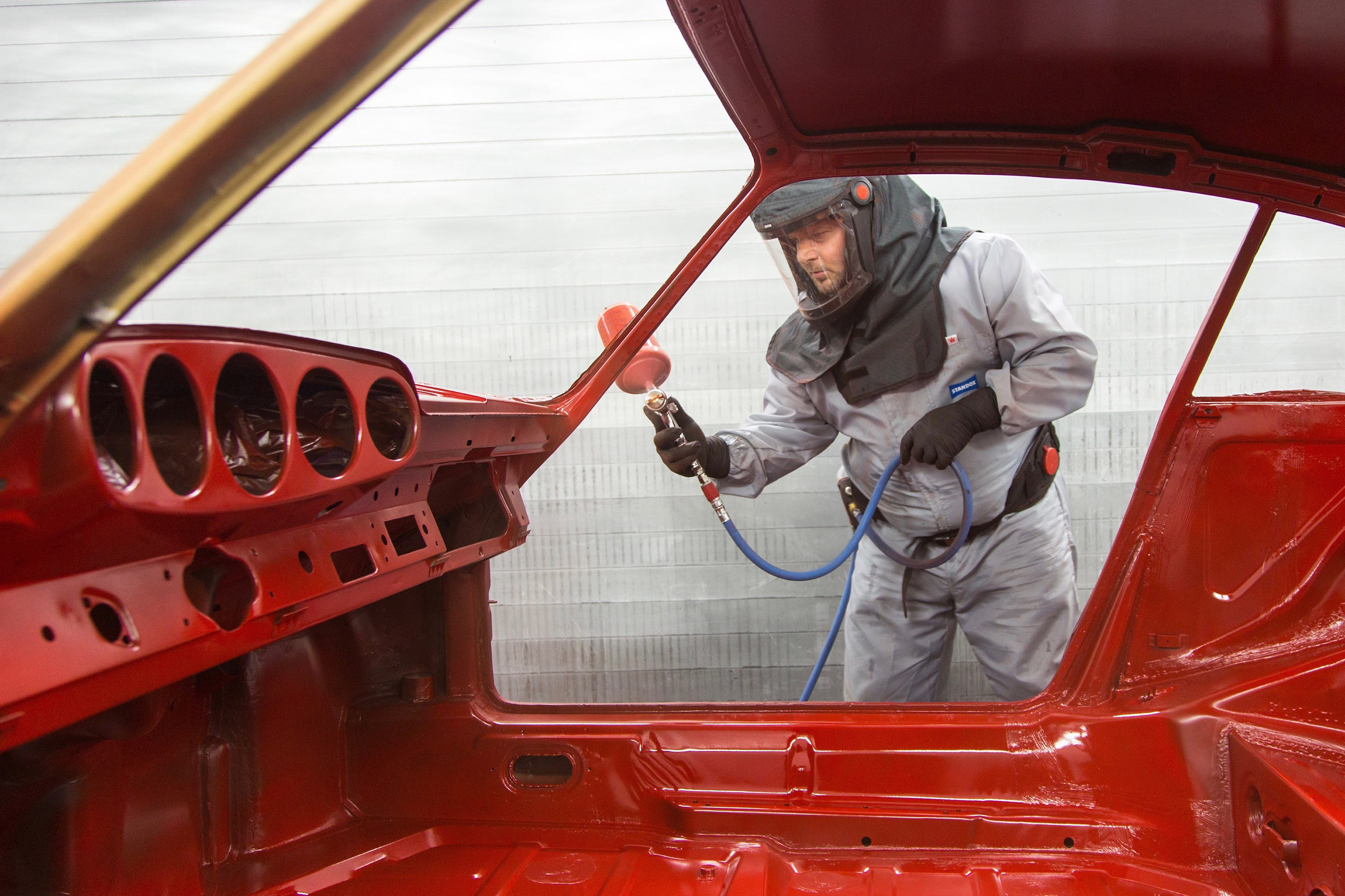 Porsche 911 barn - interior