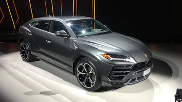 Lamborghini Urus on stand