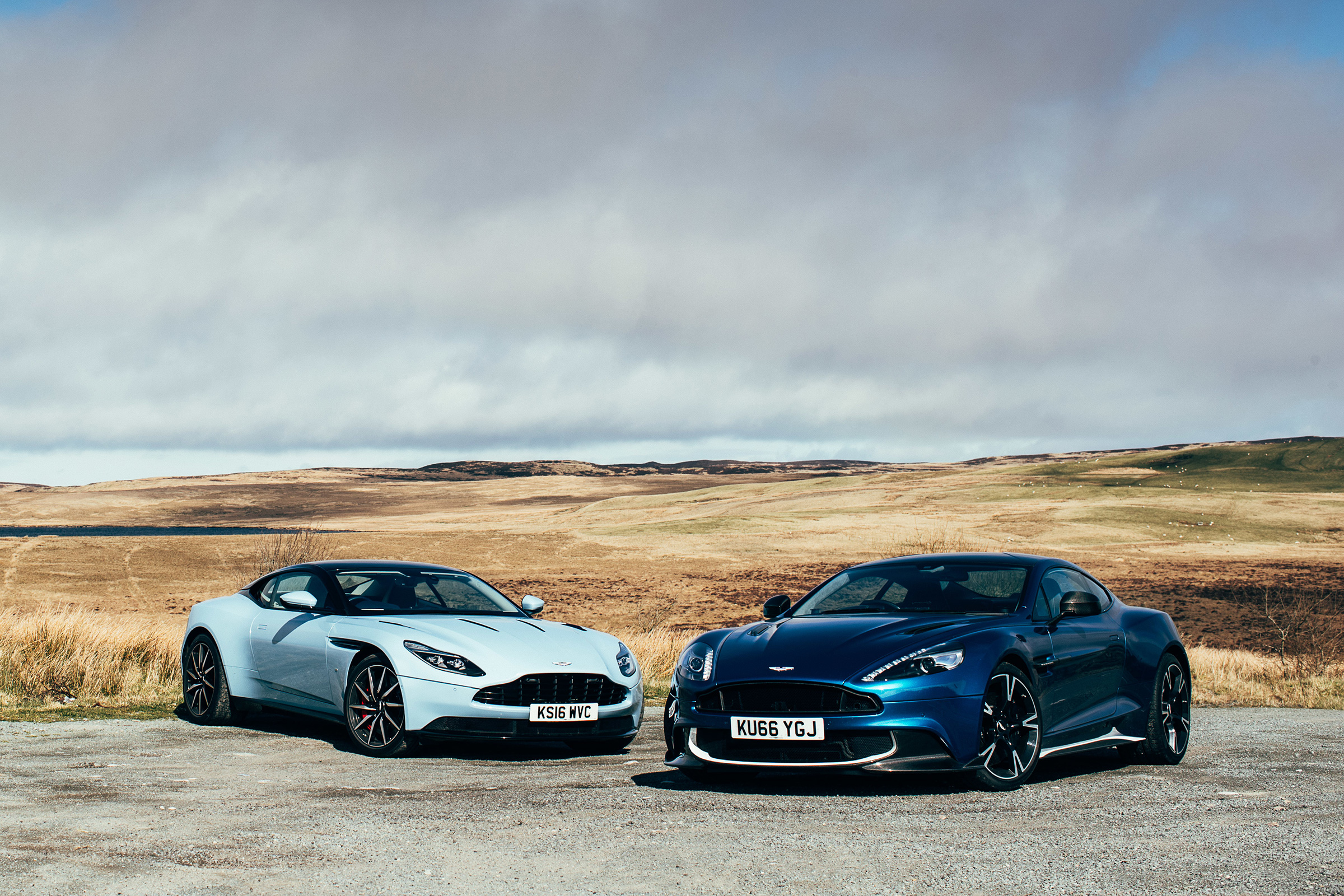 Aston Martin DB11 and Vanquish S
