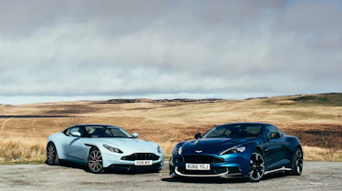 Aston Martin DB11 and Vanquish S
