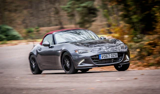 Mazda MX-5 Z-Sport – tracking - front quarter