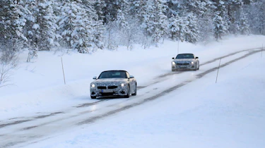 BMW Z4 mule - road