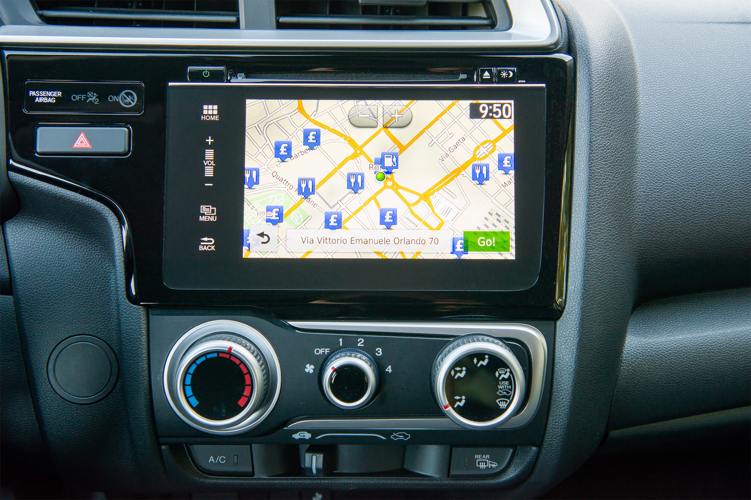 Honda Jazz Sport – centre console