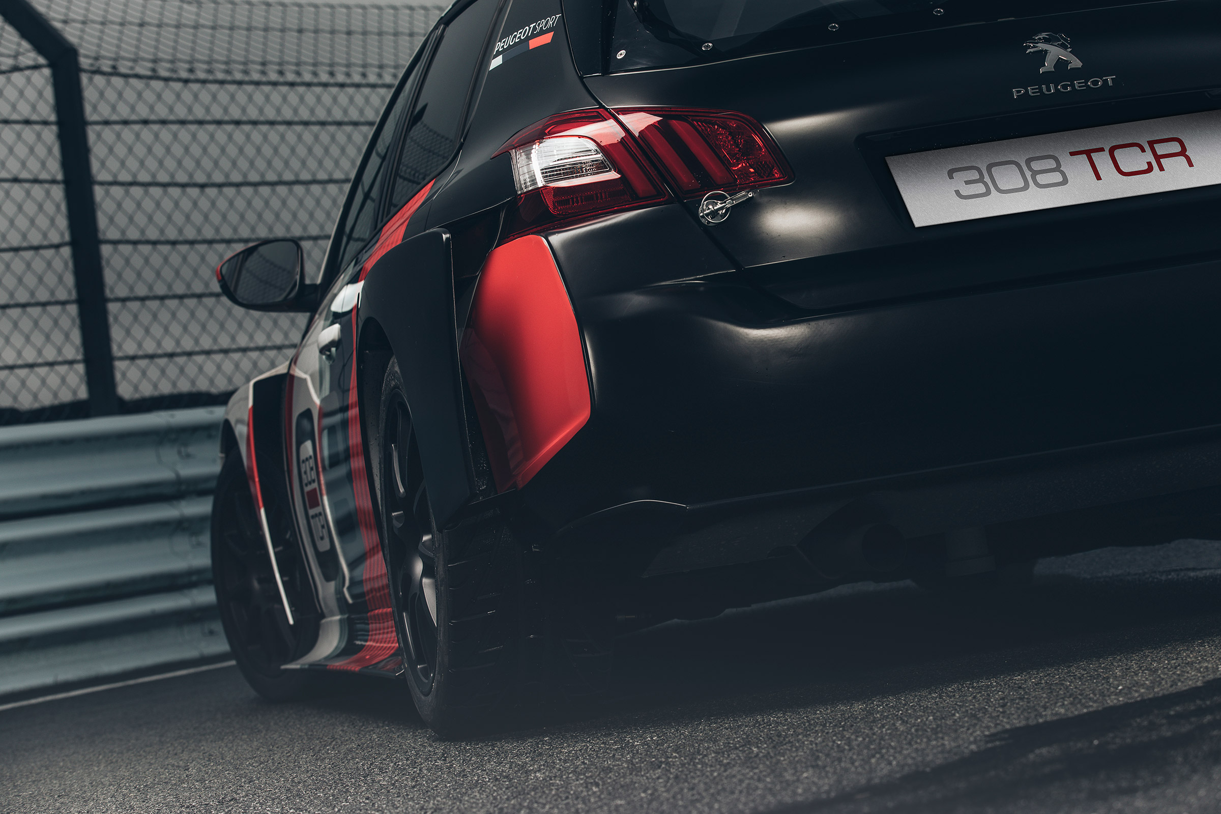 Peugeot Sport 308 TCR rear lights