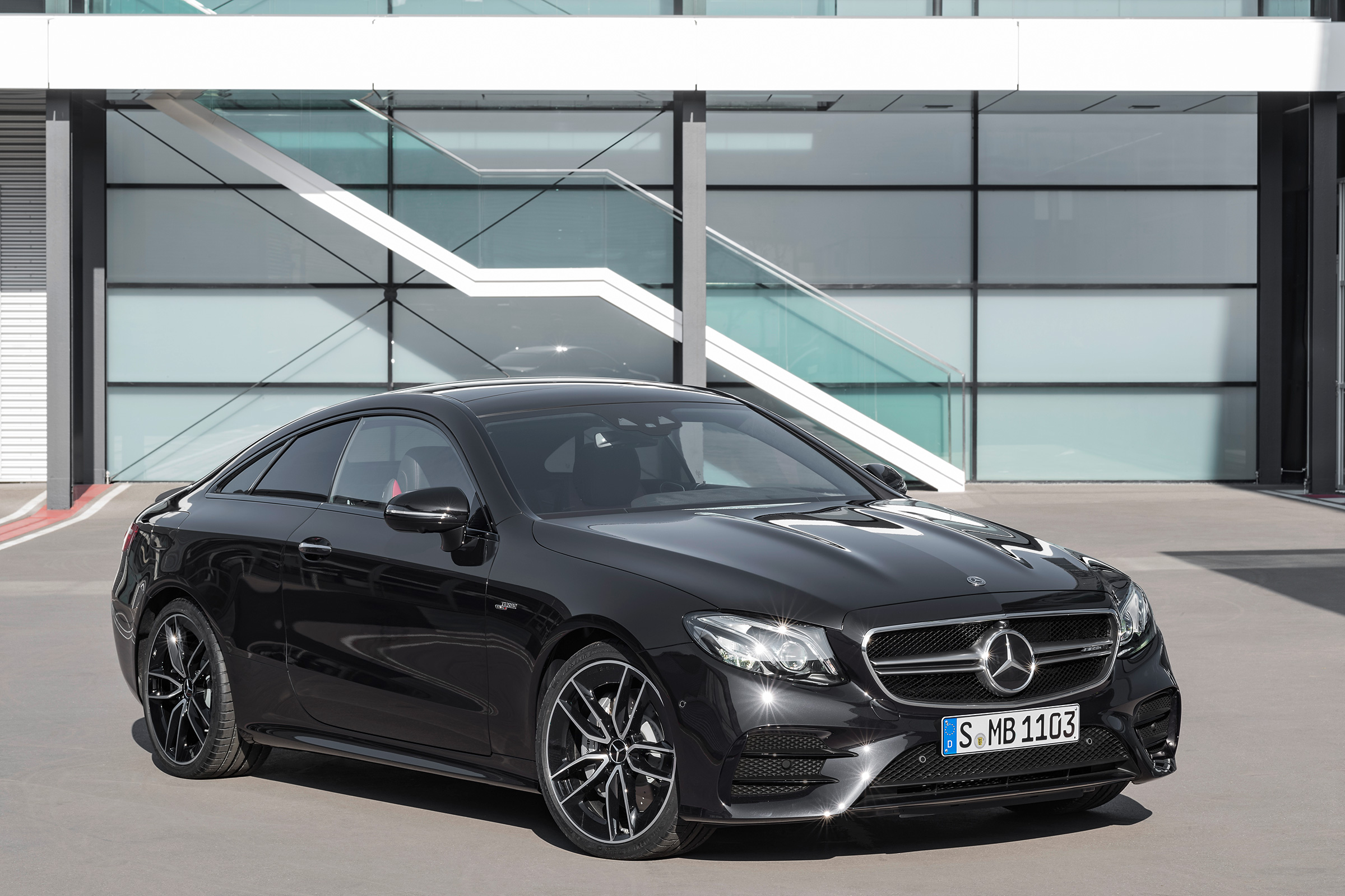 Mercedes-AMG E53 coupe – front quarter