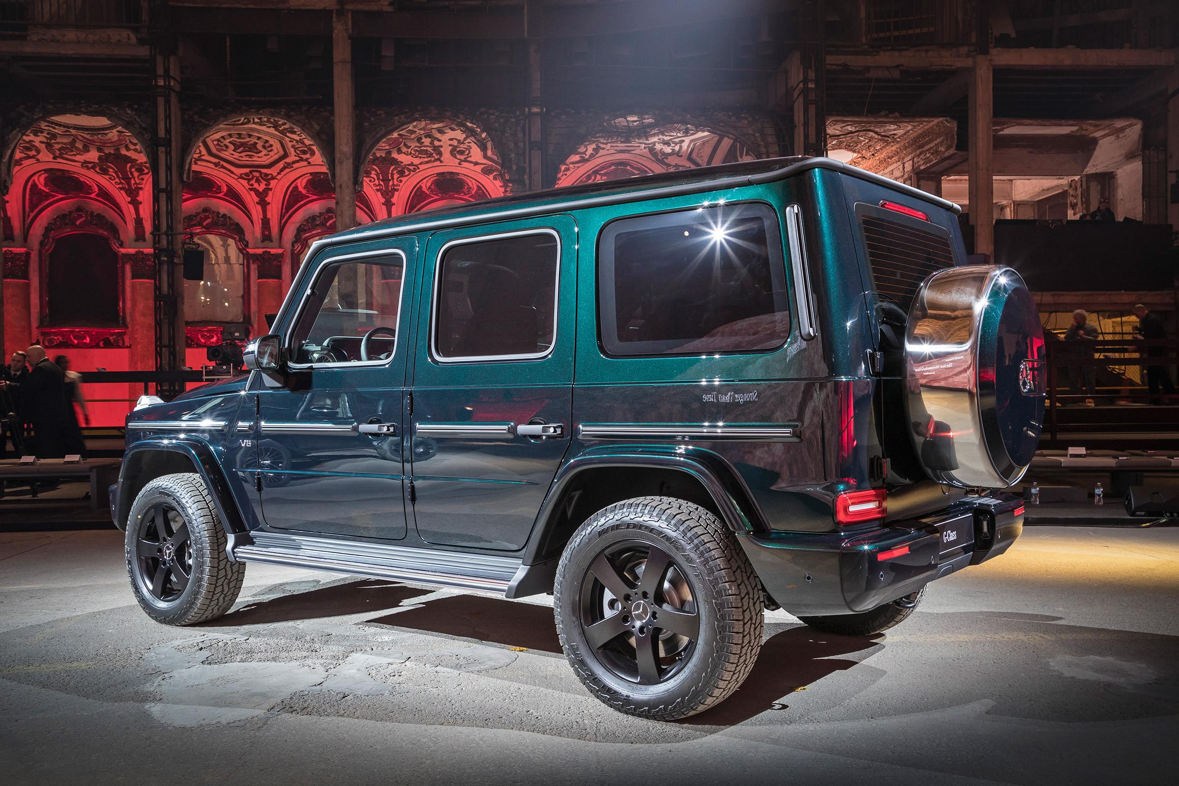 Mercedes G-Class show - rear quarter