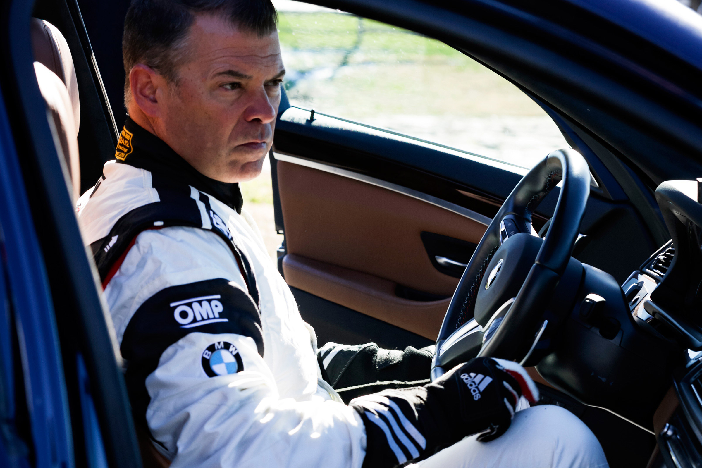 BMW M5 drift attempt - interior