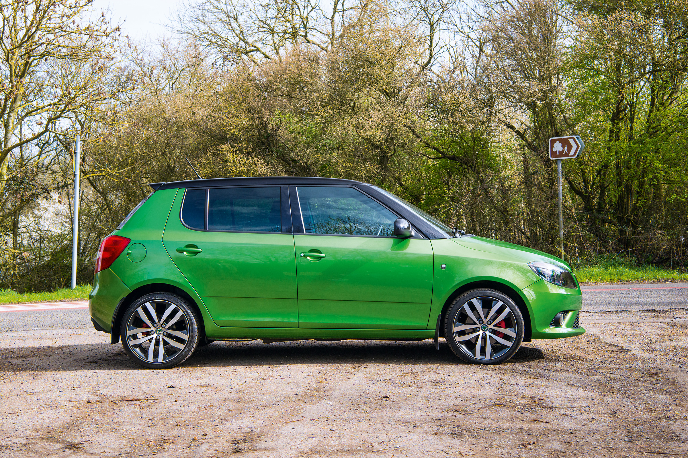 Skoda Fabia vRS – side