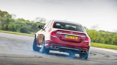 Mercedes-AMG E63 S – rear - on track