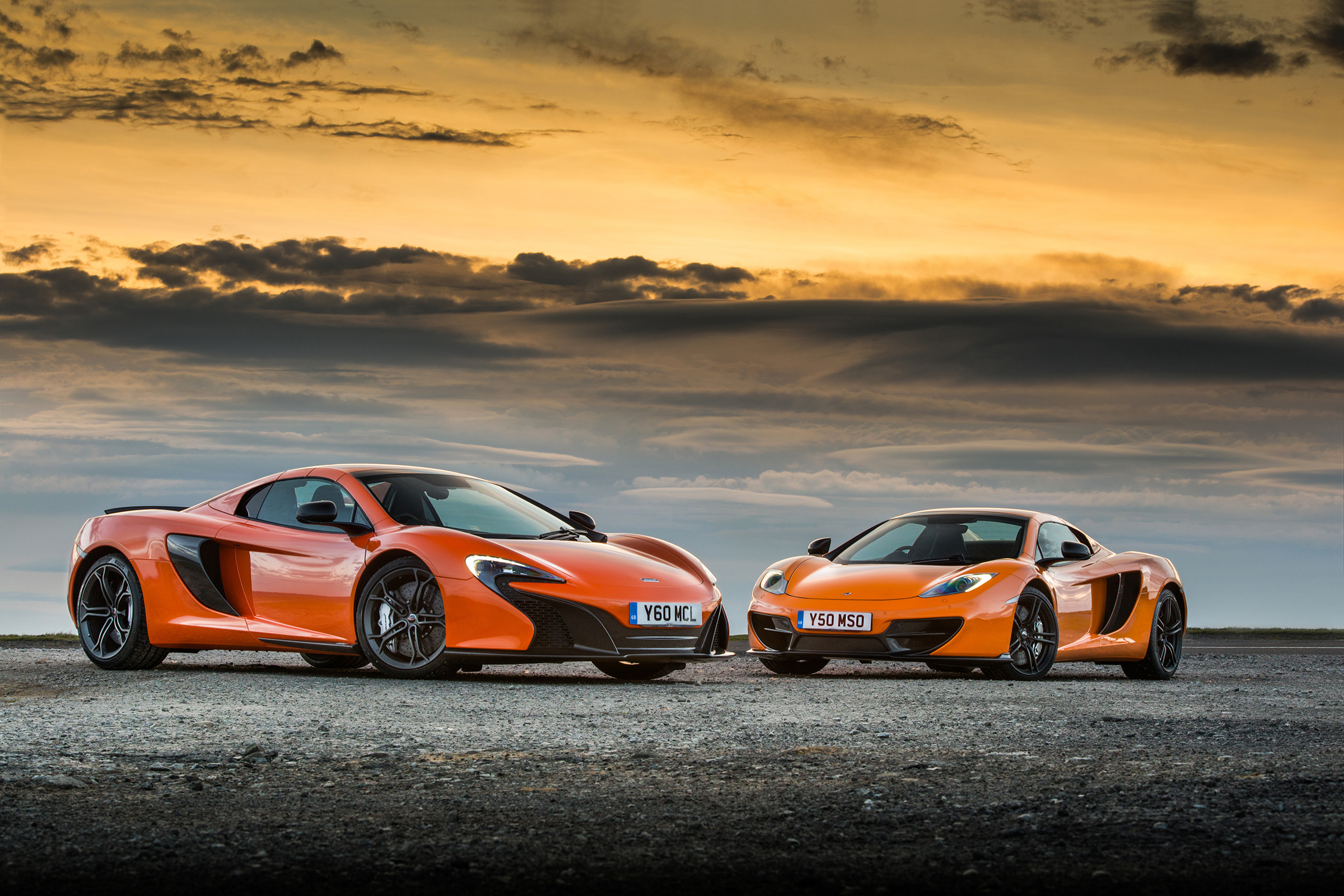 McLaren 650S Spider and 12C Spider