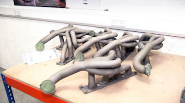 Zircotec bond coat applied to surface of exhaust manifold
