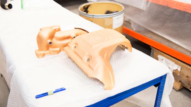 Exhaust manifold and heat-shield coated in one Zircotec's Performance Colours