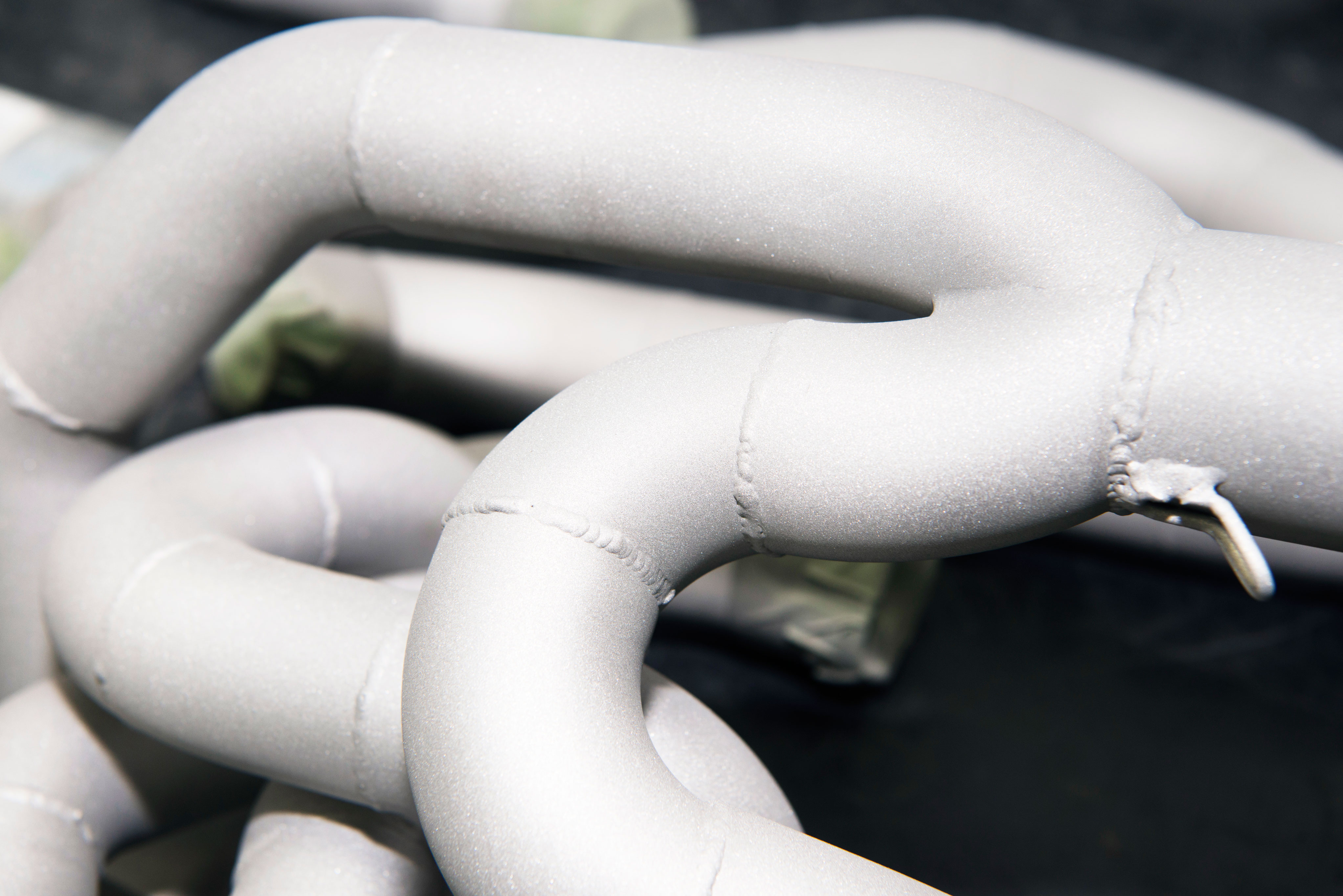Sandblasted exhaust manifold