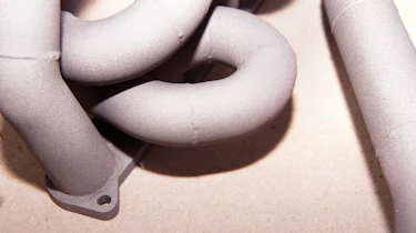 Zircotec bond coat applied to surface of exhaust manifold