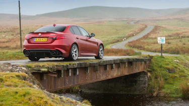 Alfa Romeo Giulia Quadrifoglio – rear quarter