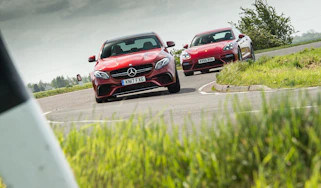 Mercedes-AMG E63 S & Porsche Panamera Turbo