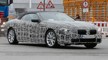 BMW 8-series Cabriolet spied - quarter