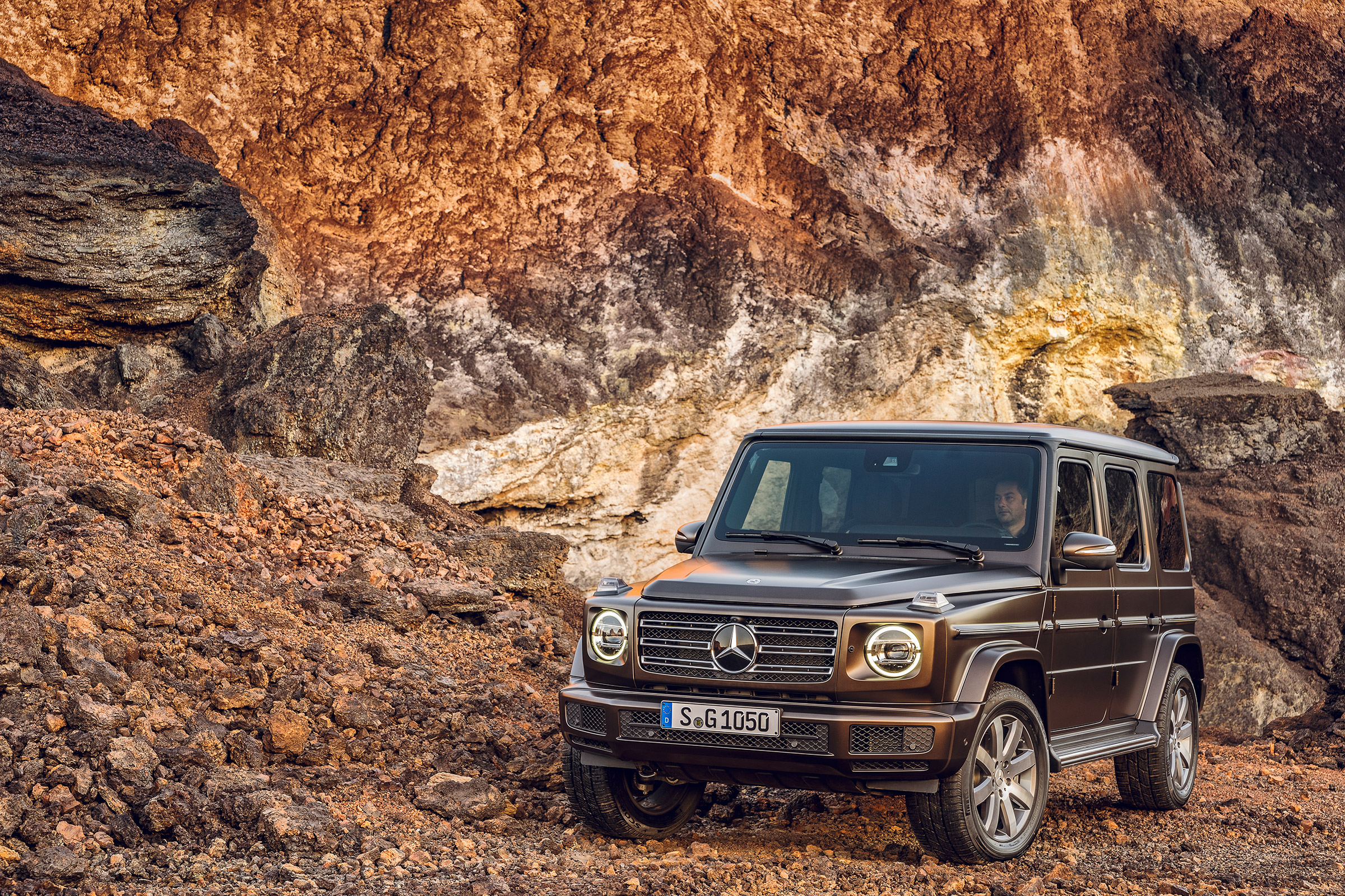 Mercedes G-Class show - stat front