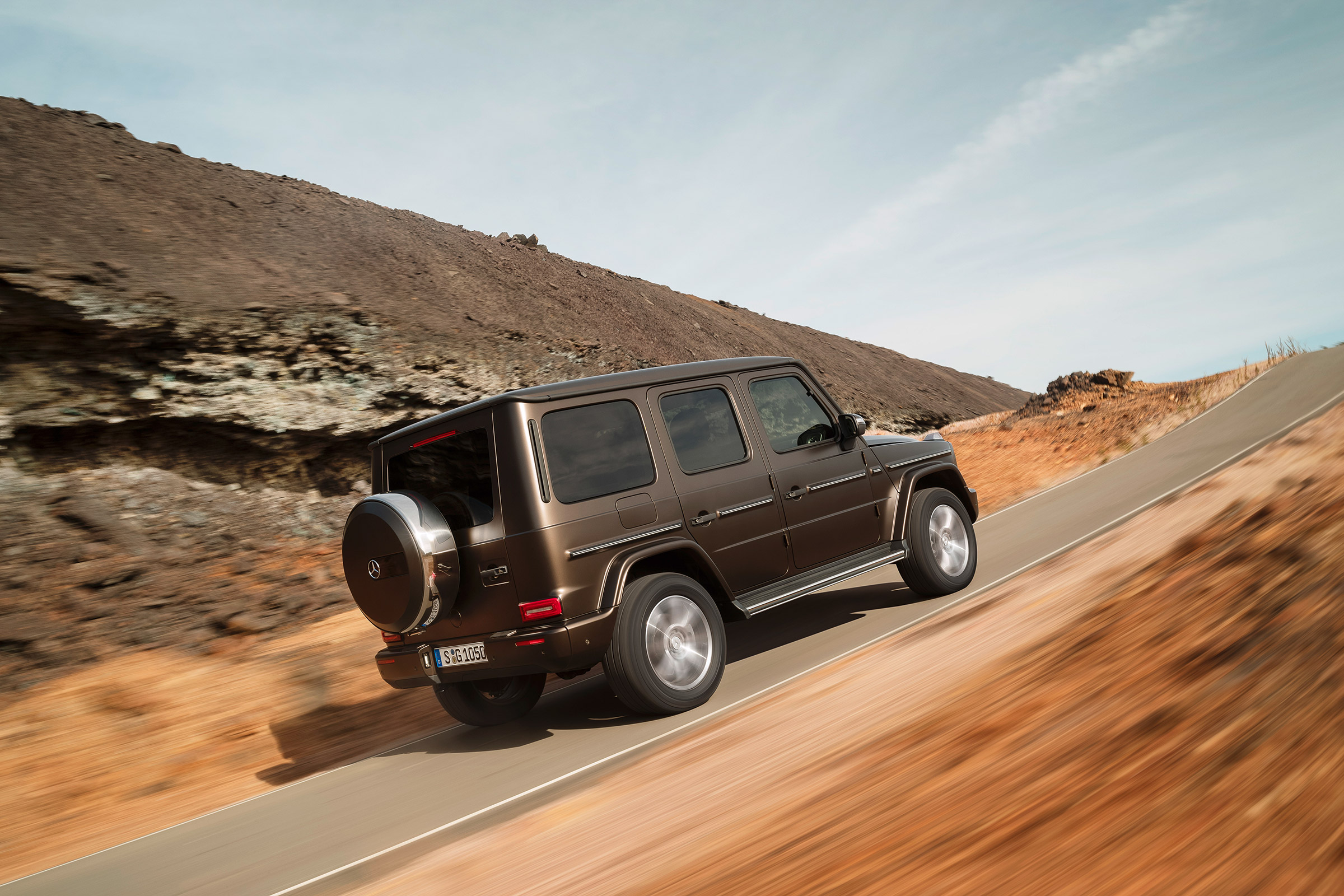 Mercedes G-Class show - rear quarter