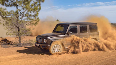 Mercedes G-Class show - driving
