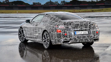 BMW 8 series official spy shots static