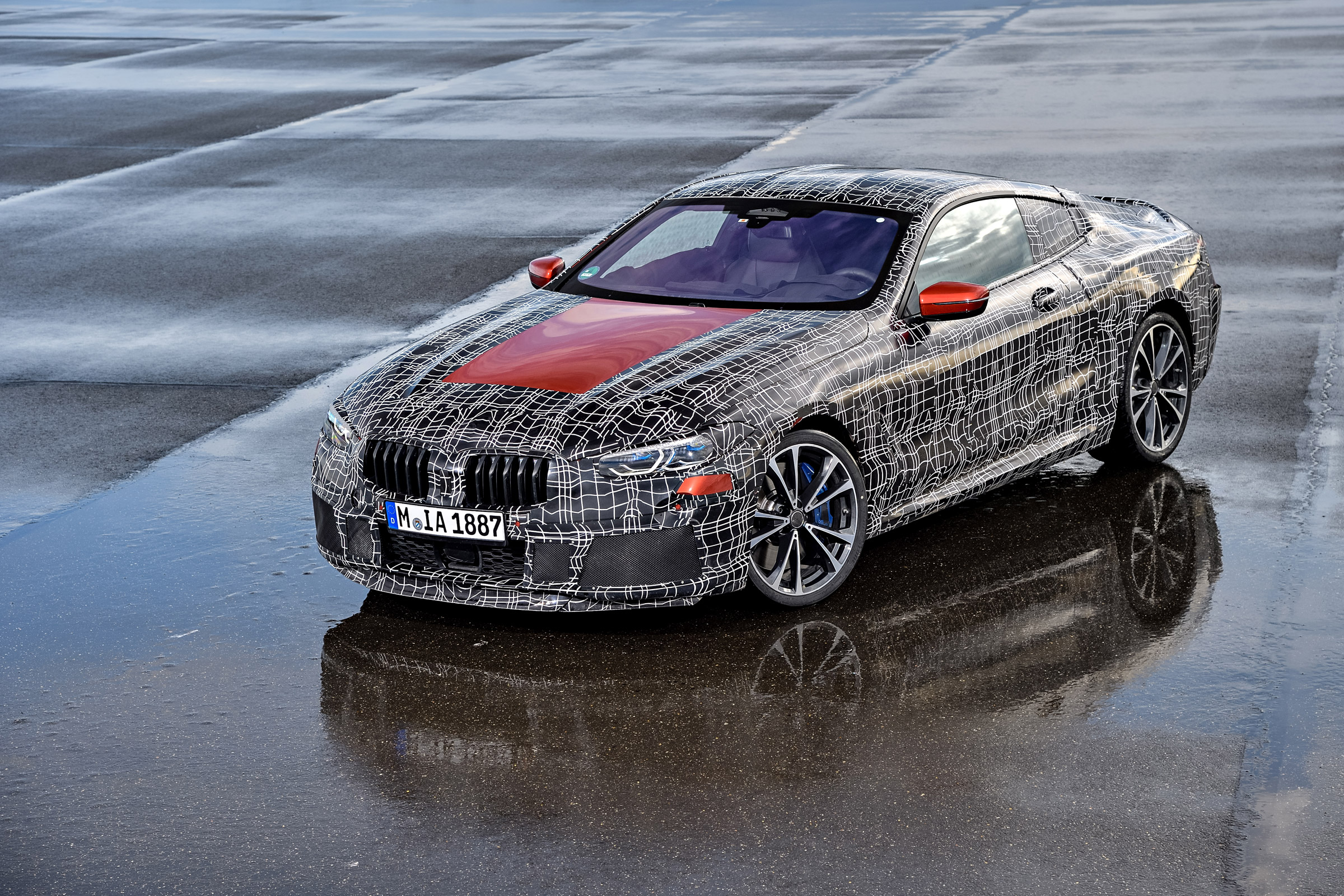 BMW 8 series official spy shots high