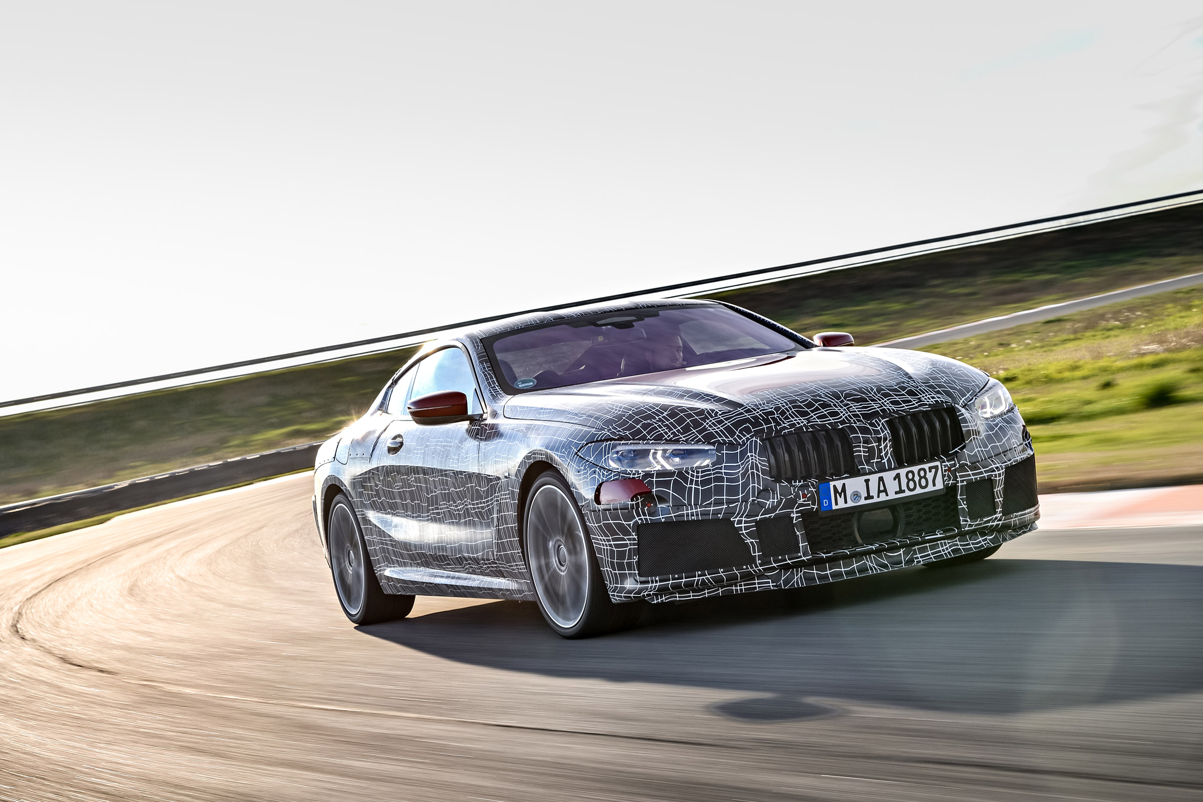 BMW 8 series official spy shots