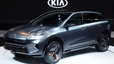 Kia Niro EV CES – front quarter
