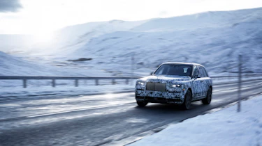 Rolls-Royce Cullinan winter testing