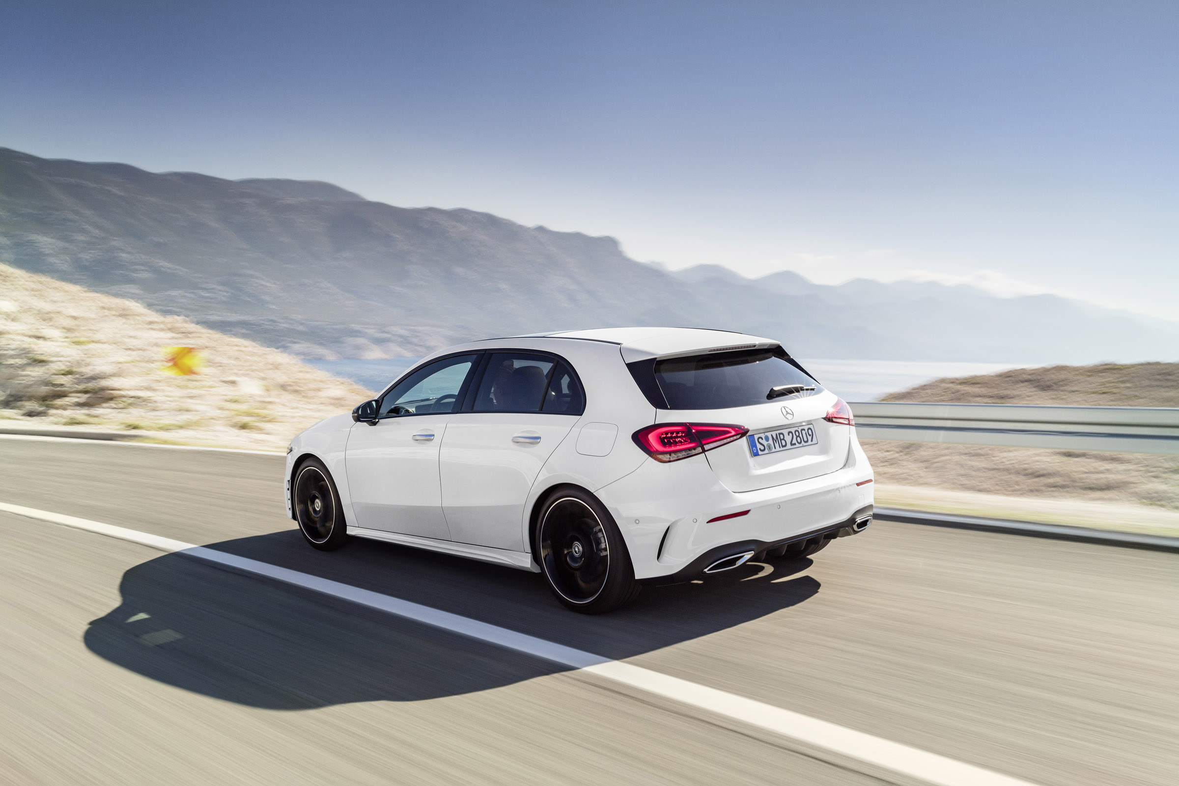 Mercedes-Benz A-class rear three quarter