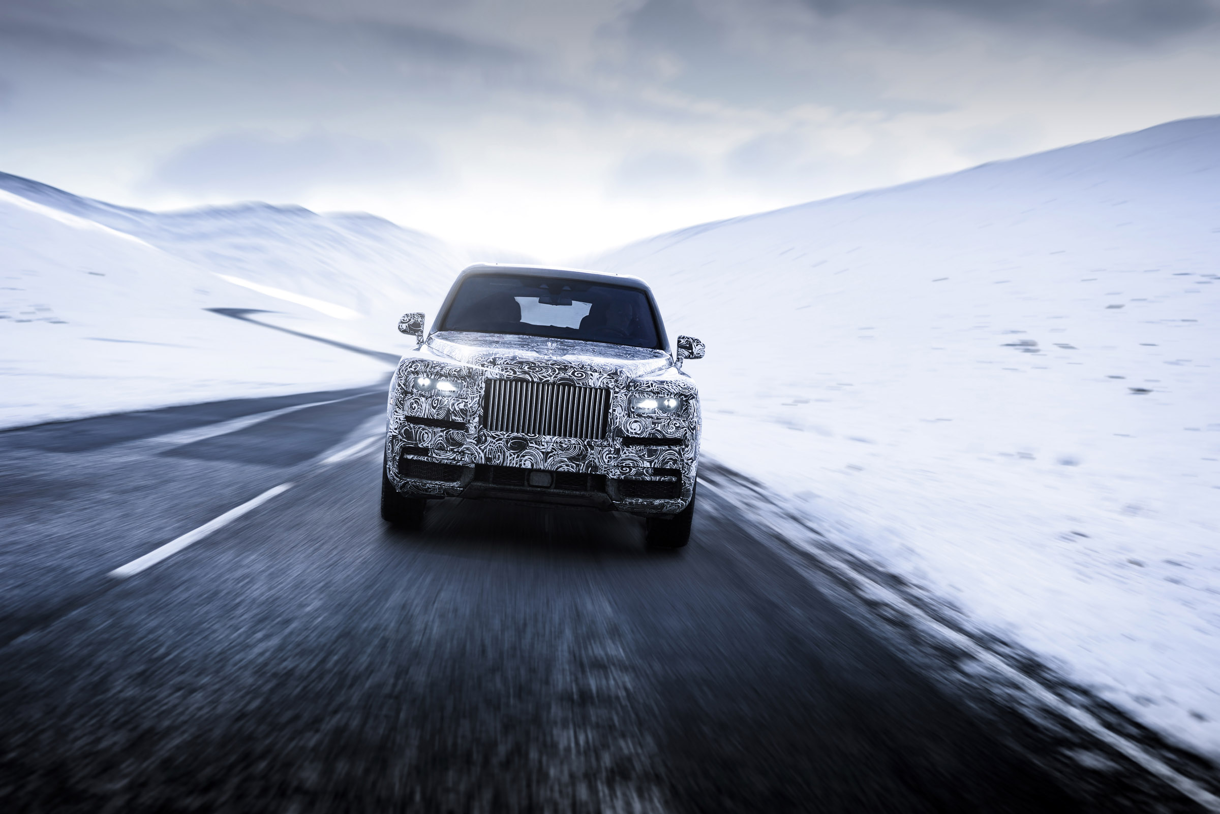 Rolls-Royce Cullinan winter testing