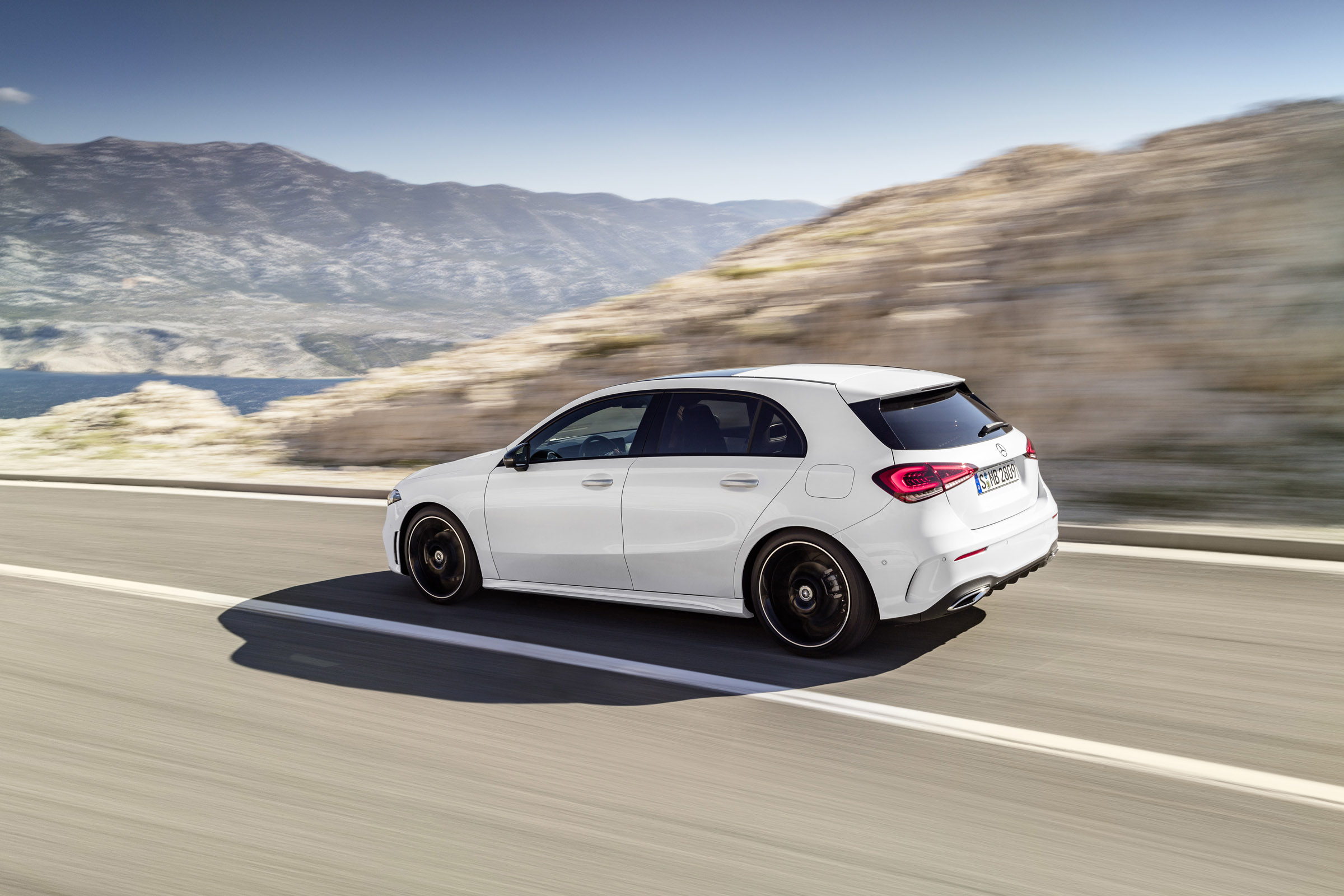Mercedes-Benz A-class rear three quarter
