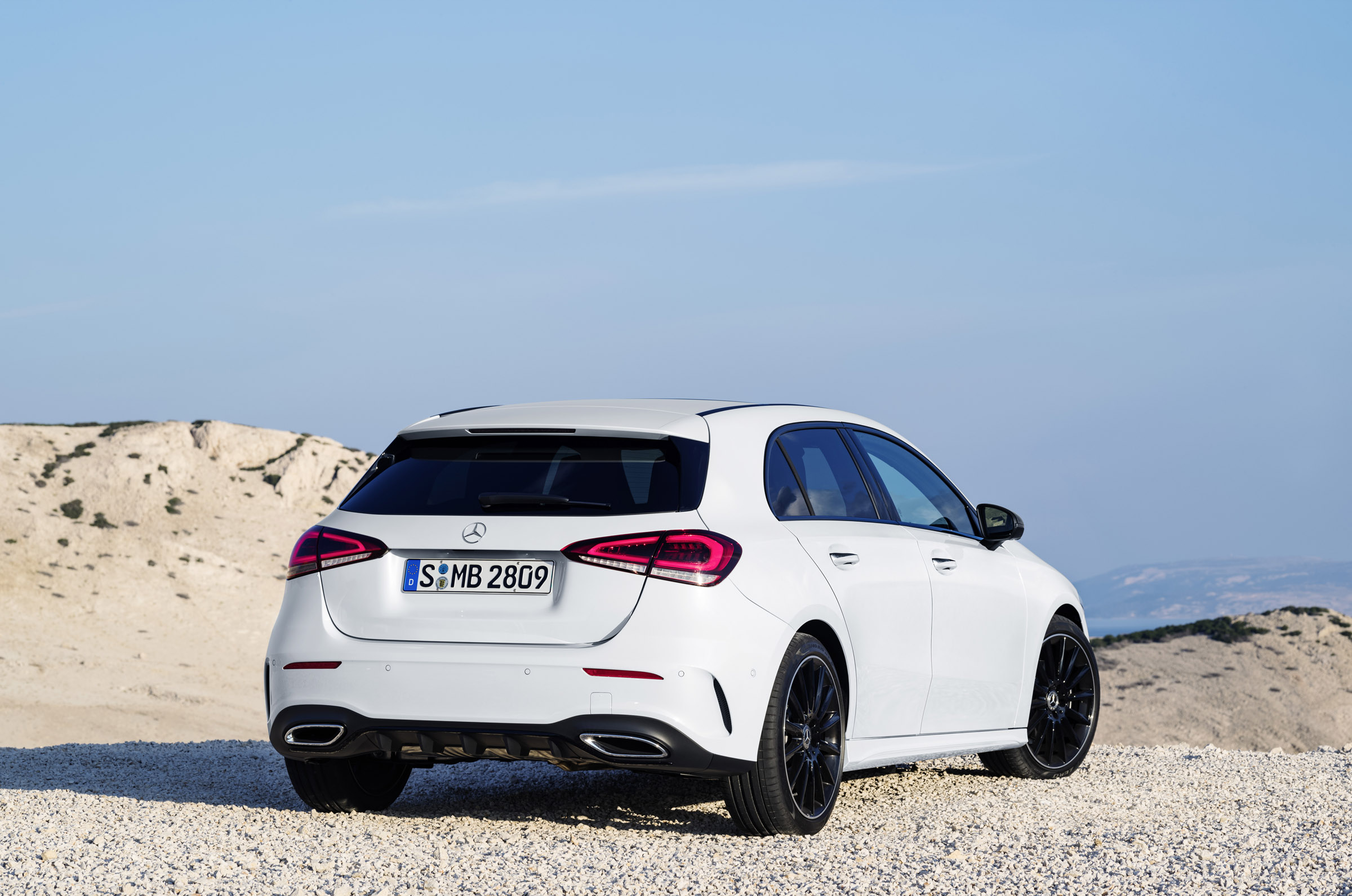 Mercedes-Benz A-class rear three quarter