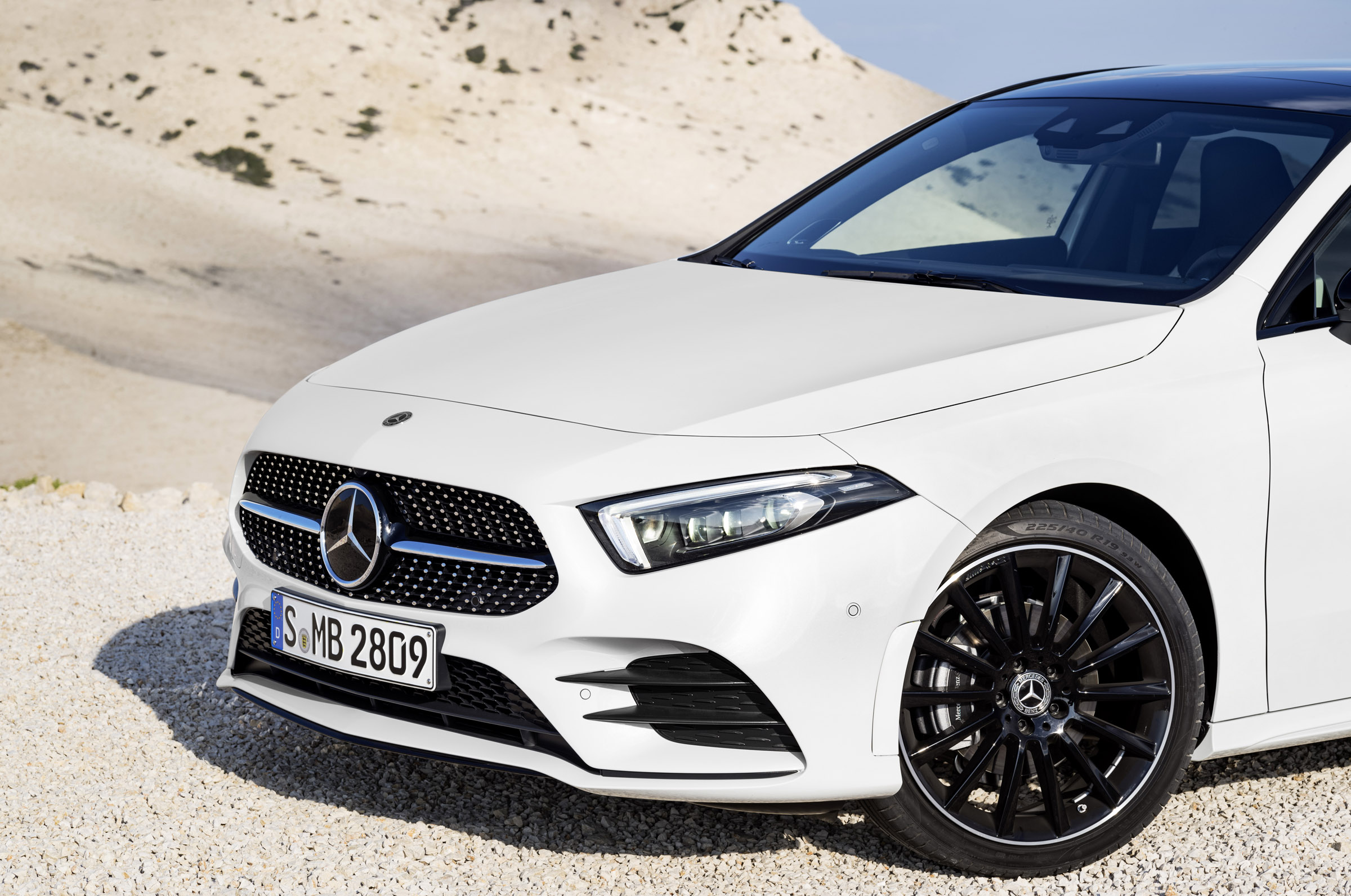 Mercedes-Benz A-class front detail