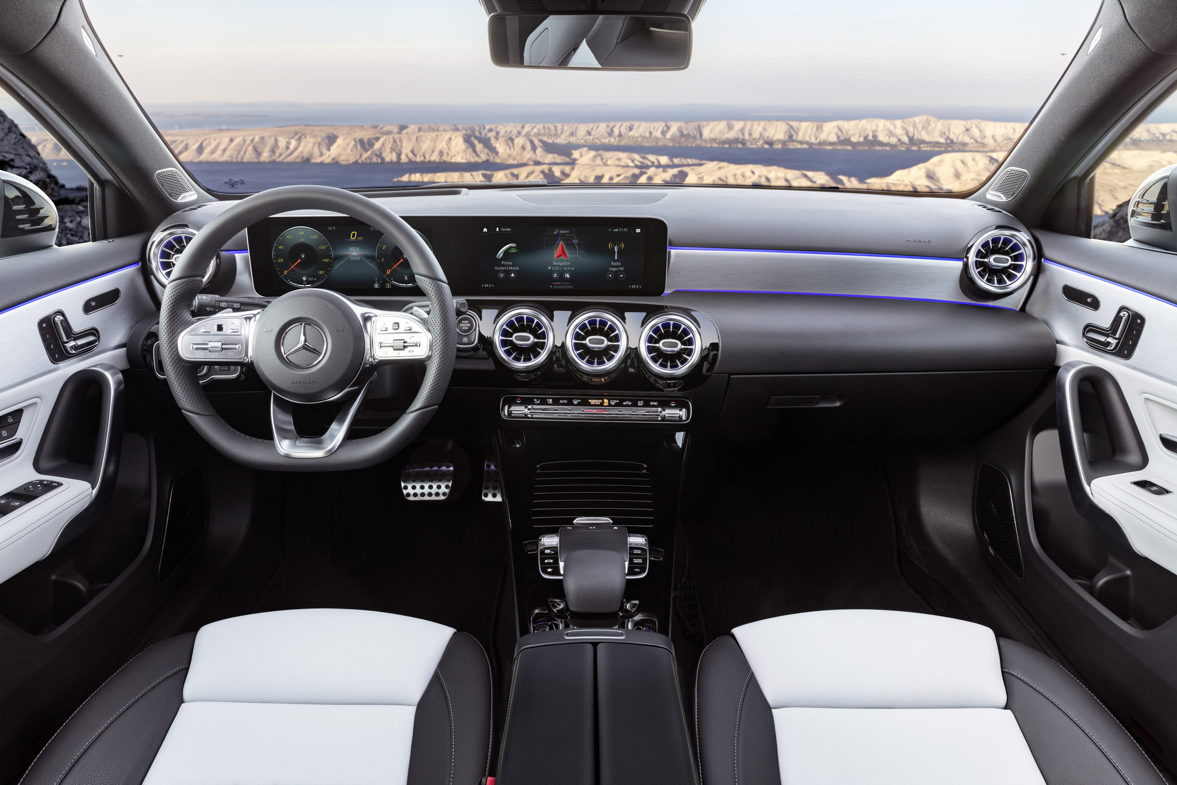 Mercedes-Benz A-class interior