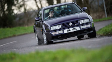 Volkswagen Corrado VR6 cornering