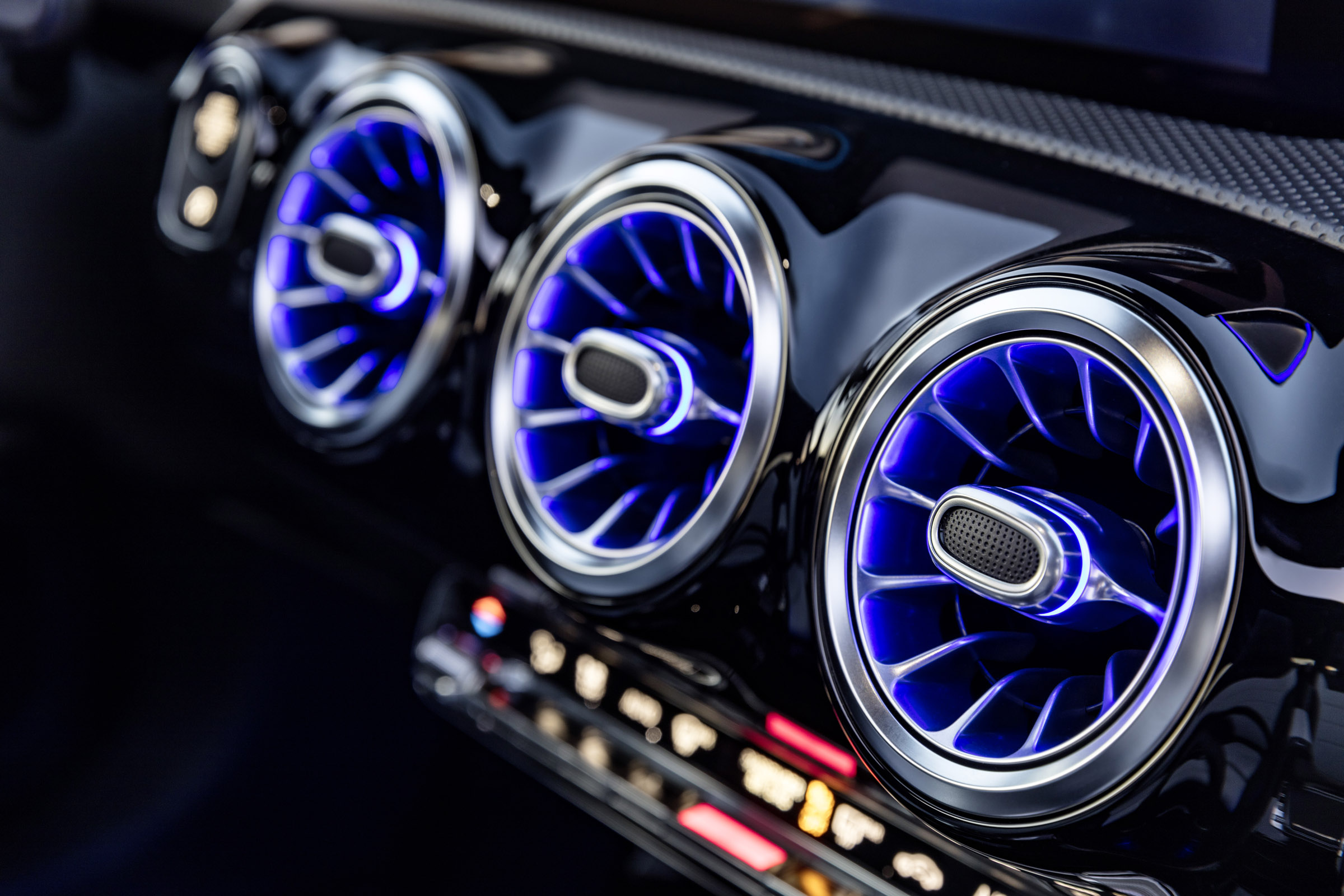 Mercedes-Benz A-class interior detail