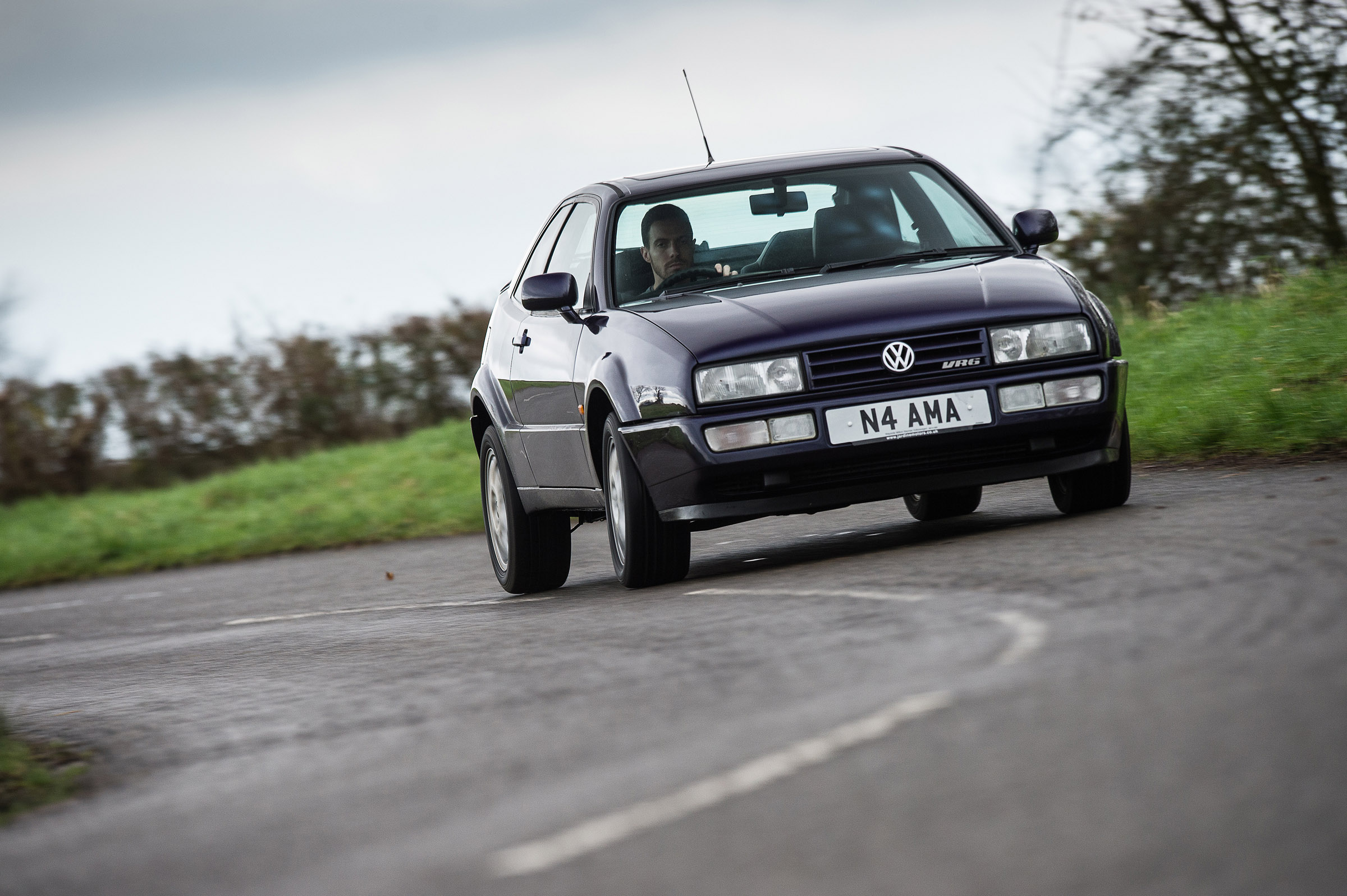 Volkswagen Corrado VR6 cornering