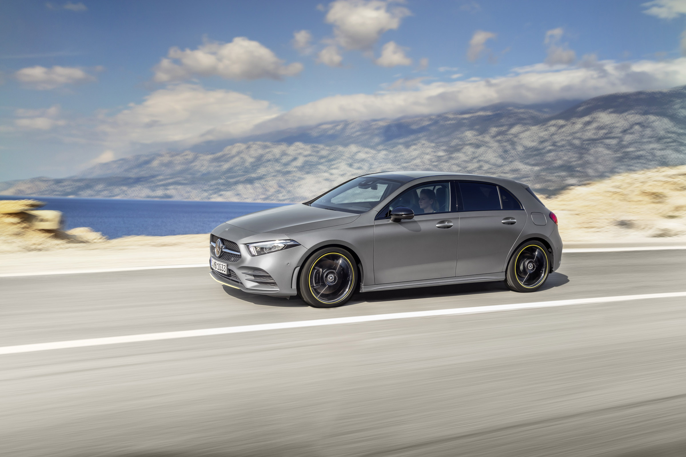 Mercedes-Benz A-class front three quarter